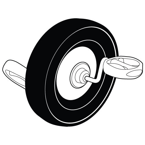 ASSEMBLY, FRT WHEEL W/ PEDALS