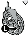ASSEMBLY, FRONT CASTER, L, 3995