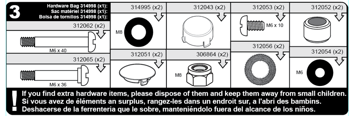 HARDWARE BAG, 3969