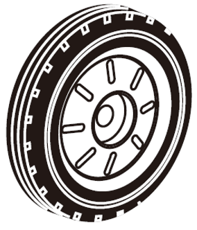 ASSEMBLY - REAR WHEEL - 481P