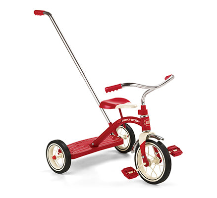 Model 34T Classic Red Tricycle w Push Handle Parts