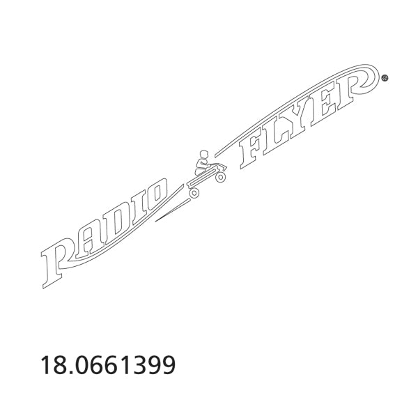 DECAL Radio Flyer Parts