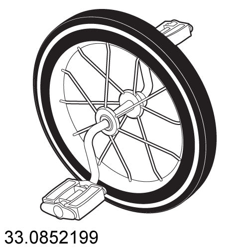 12" Front Wheel Assembly