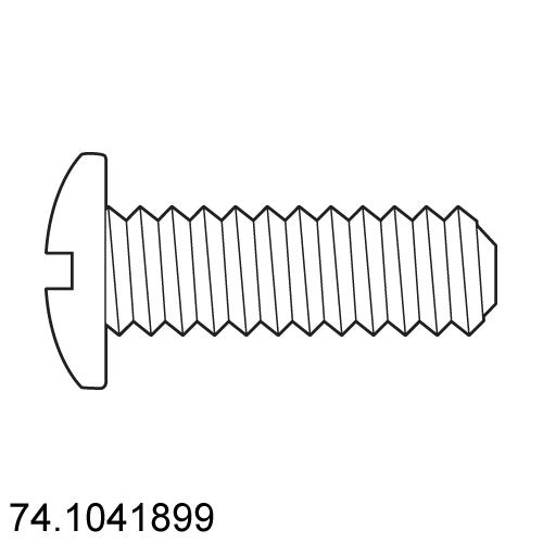 SCREW - M4 X 12MM L - MACH - P