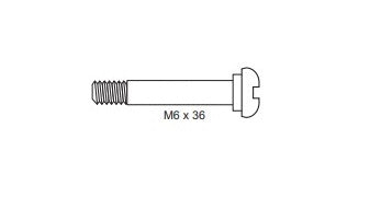 BOLT, M6X36 W/STEP, 3970